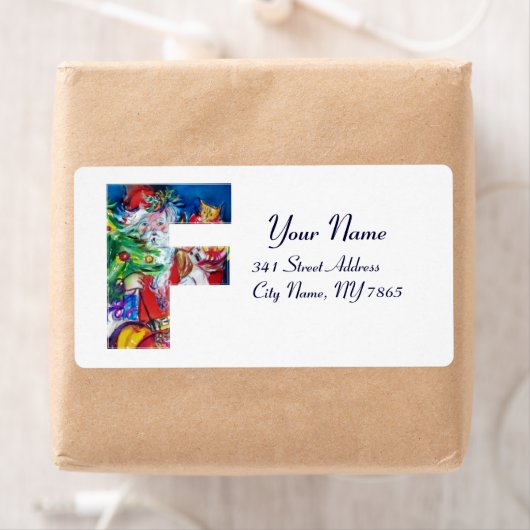 CHRISTMAS F BRIEF/SANTA MET CHRISTMAS TREE ETIKET (Insitu)