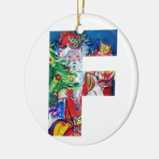 CHRISTMAS F BRIEF/SANTA MET CHRISTMAS TREE KERAMISCH ORNAMENT (Links)
