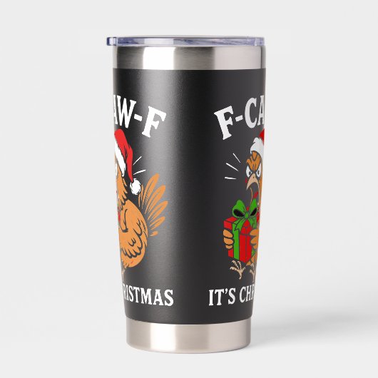 Christmas F-CAW-F Geïsoleerde Drinkbeker (Rechts)