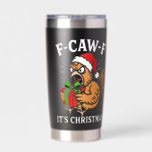 Christmas F-CAW-F Geïsoleerde Drinkbeker (Achterkant)