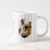 Christmas Fa La La Latte Retro Photo Specialty Mug Grote Koffiekop (Rechts)