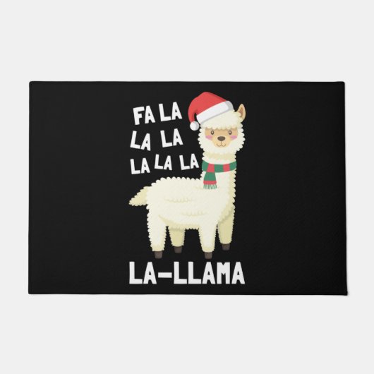 Christmas Fa La Llama Essential Deurmat (Voorkant)