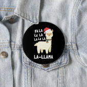 Christmas Fa La Llama Essential Ronde Button 4,0 Cm (In situ)