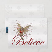 Christmas Faerie Believe 2 - Holiday Briefkaart (Voorkant / Achterkant)
