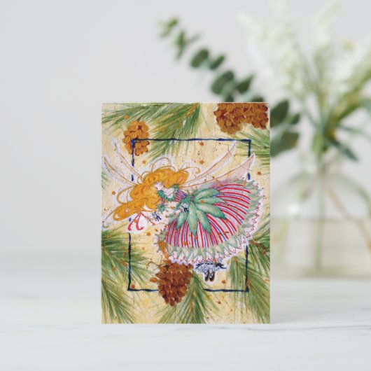 Christmas Fairy Briefkaart (Staand voorkant)