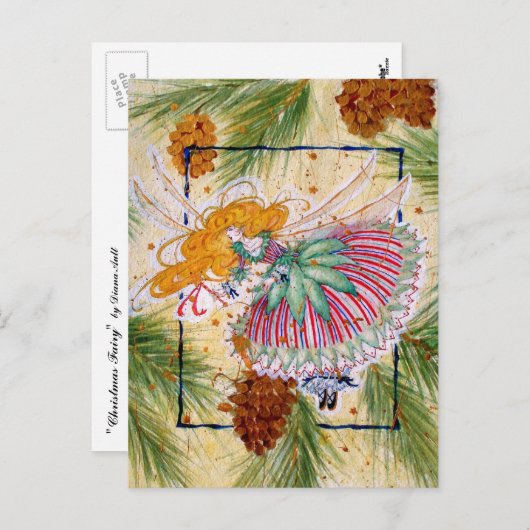 Christmas Fairy Briefkaart (Voorkant / Achterkant)