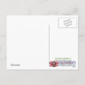 Christmas Fairy Briefkaart beroemd gemaakt door Mo (Achterkant)