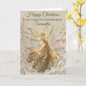 Christmas Fairy Card for Granddaughter Kaart (Gele Bloem)