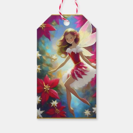 Christmas Fairy Collectie - Copper Ginger Hair Cadeaulabel (Voorkant)