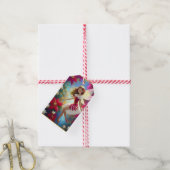 Christmas Fairy Collectie - Copper Ginger Hair Cadeaulabel (Met Touw)