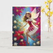 Christmas Fairy Collectie - Copper Ginger Hair Kaart (Gele Bloem)