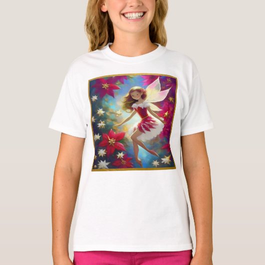 Christmas Fairy Collectie - Copper Ginger Hair T-shirt (Voorkant)