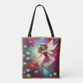 Christmas Fairy Collectie - Copper Ginger Hair Tote Bag (Achterkant)