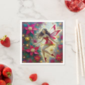 Christmas Fairy Collectie - Donkerbruin haar Servet (Insitu)