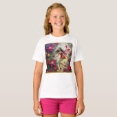 Christmas Fairy Collectie - Donkerbruin haar T-shirt (Voorkant volledig)