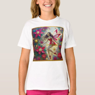 Christmas Fairy Collectie - Donkerbruin haar T-shirt