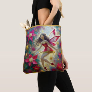 Christmas Fairy Collectie - Donkerbruin haar Tote Bag