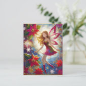 Christmas Fairy Collectie - Ginger Hair Briefkaart (Staand voorkant)