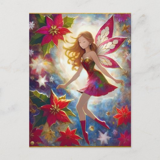 Christmas Fairy Collectie - Ginger Hair Briefkaart (Voorkant)