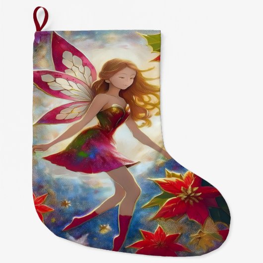 Christmas Fairy Collectie - Ginger Hair Grote Kerstsok (Voorkant)