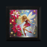 Christmas Fairy Collectie - Honing Blond Haar Cadeaudoosje<br><div class="desc">Een Collectie kerstfeeën in verschillende haar- en huidskleuren.</div>