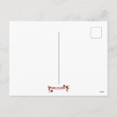 Christmas Fairy Collectie - Honing Blond Haar Feestdagenkaart (Achterkant)