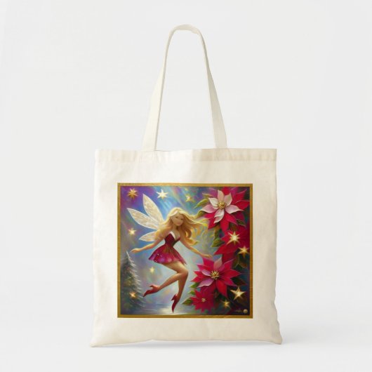 Christmas Fairy Collectie - Honing Blond Haar Tote Bag (Voorkant)