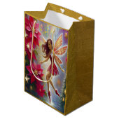 Christmas Fairy Collectie - Licht Auburn Haar Medium Cadeauzakje (Voorkant Gekanteld)