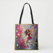 Christmas Fairy Collectie - Licht Auburn Haar Tote Bag (Voorkant)