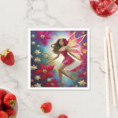 Christmas Fairy Collectie - Lichtbruin Haar Servet (Insitu)