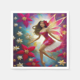 Christmas Fairy Collectie - Lichtbruin Haar Servet