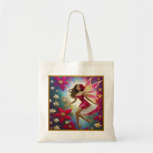 Christmas Fairy Collectie - Lichtbruin Haar Tote Bag (Voorkant)