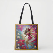 Christmas Fairy Collectie - Lichtbruin Haar Tote Bag (Voorkant)
