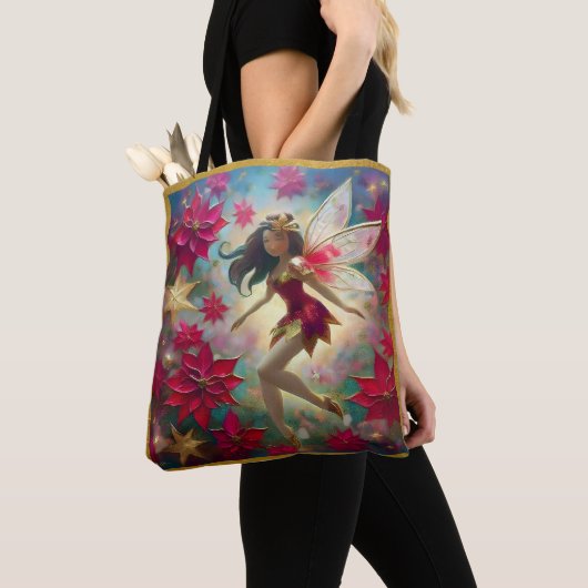 Christmas Fairy Collectie - Medium bruin haar Tote Bag (Dichtbij)