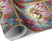 Christmas Fairy Collectie - Platinum Blond Haar Cadeaupapier (Rol Hoek)