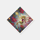 Christmas Fairy Collectie - Platinum Blond Haar Servet (Hoek)