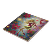 Christmas Fairy Collectie - Platinum Blond Haar Tegeltje (Zijkant)