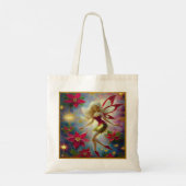 Christmas Fairy Collectie - Platinum Blond Haar Tote Bag (Achterkant)