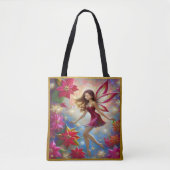 Christmas Fairy Collectie - Roodbruin haar Tote Bag (Voorkant)