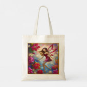 Christmas Fairy Collectie - Roodbruin haar Tote Bag (Achterkant)