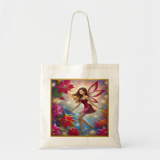 Christmas Fairy Collectie - Roodbruin haar Tote Bag (Voorkant)