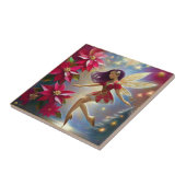 Christmas Fairy Collectie - Straight Plum Hair Tegeltje (Zijkant)