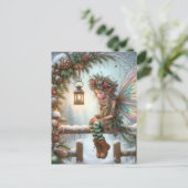 Christmas Fairy Feestdagenkaart (Staand voorkant)