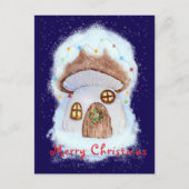 Christmas fairy house briefkaart (Voorkant)