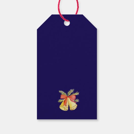 Christmas fairy house cadeaulabel (Achterkant)