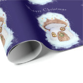 Christmas fairy house cadeaupapier (Rol Hoek)