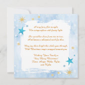 Christmas Fairy Ice Skating in an Enchanted Forest Kaart (Achterkant)