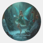 Christmas Fairy with a Spark of Magic Sticker (Voorkant)