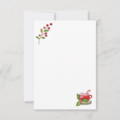 Christmas Fairytale House Bedankkaart (Achterkant)