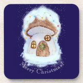 Christmas Fairytale House Bier Onderzetter (Voorkant)